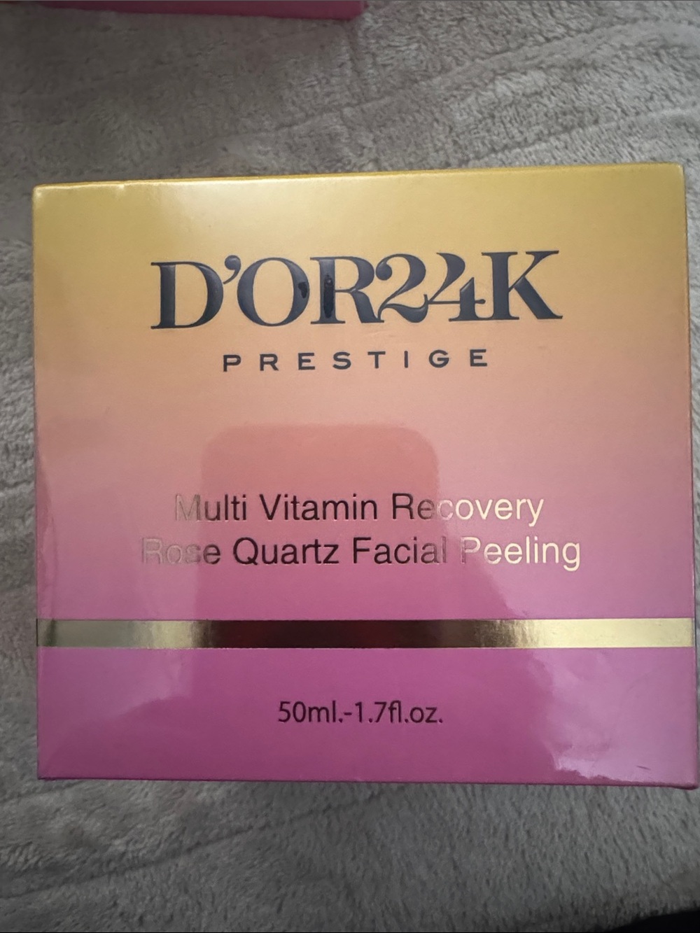 D'OR24K Prestige Rose Quartz Multi-Vitamin Facial Peel - Pink